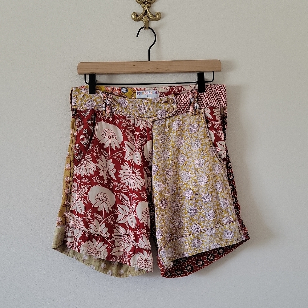 Boom Shankar Boho Mixed Print Shorts Size‎ 8